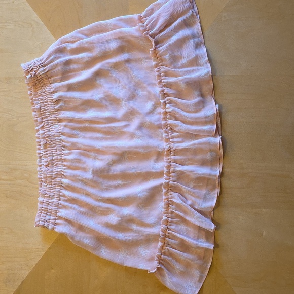 LC- Lauren Conrad- Smocked Waist Flounce Skirt. Size XXL - Picture 2 of 5